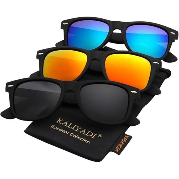 Polarized Sunglasses for Men & Women Matte Finish Sun glasses Color Mirror Lens - Picture 7 of 7